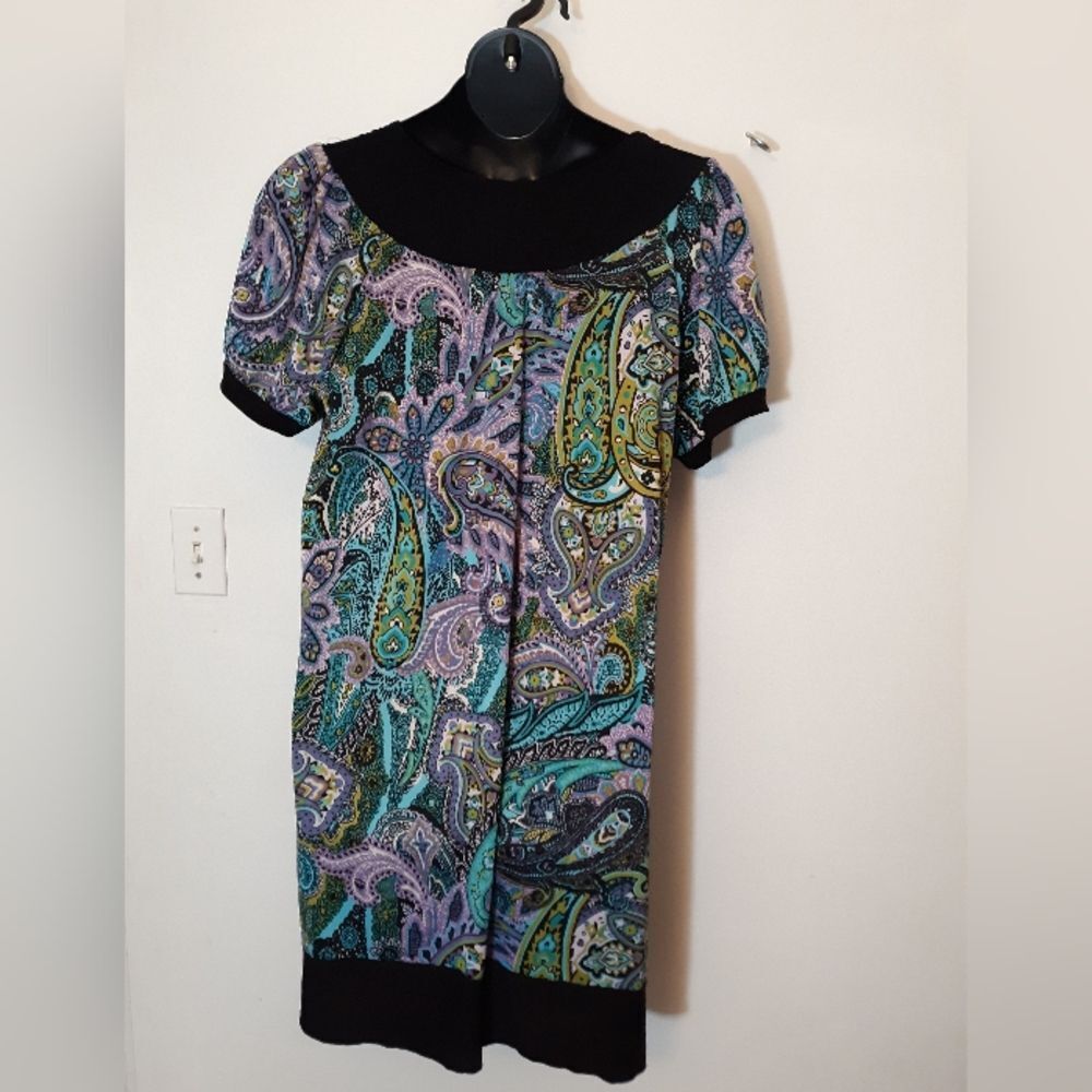 Periwinkle paisley dress - Picture 4 of 6
